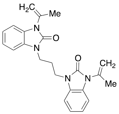 3,3'-(Propane-1,3-diyl)bis(1-(prop-1-en-2-yl)-1H-benzo[d]imidazol-2(3H)-one) - image 1