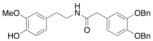 N-[2-(4-Hydroxy-3-methoxyphenyl)ethyl]-3,4-bis(phenylmethoxy)benzeneacetamide - image 1