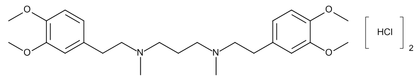 N1,N3-Bis[2-(3,4-dimethoxyphenyl)ethyl]-N1,N3-dimethyl-1,3-propanediamine Dihydrochloride - image 1