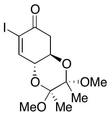 (2S,3S,4aR,8aR)-2,3,4a,8a-Tetrahydro-7-iodo-2,3-dimethoxy-2,3-dimethyl-1,4-benzodioxin-6(5H)-one - image 1