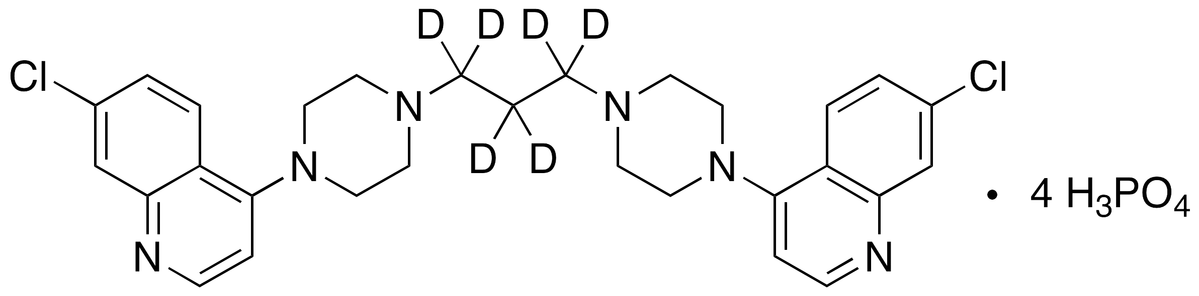 Piperaquine-d6 Tetraphosphate - image 1