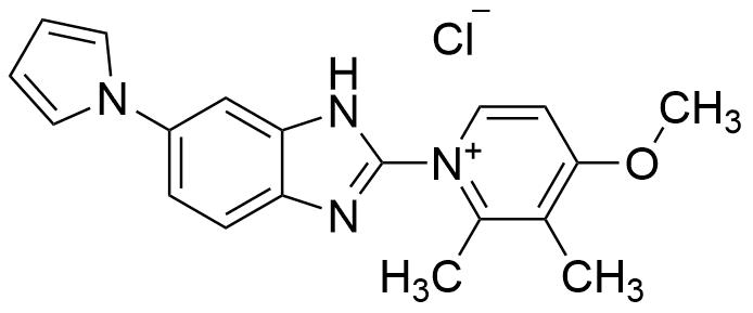 4-Methoxy-2,3-dimethyl-1-[6-(1H-pyrrol-1-yl)-1H-benzimidazol-2-yl]pyridinium Chloride salt - image 1