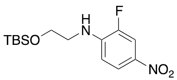 N-[2-[[(1,1-Dimethylethyl)dimethylsilyl]oxy]ethyl]-2-fluoro-4-nitro-benzenamine - image 1