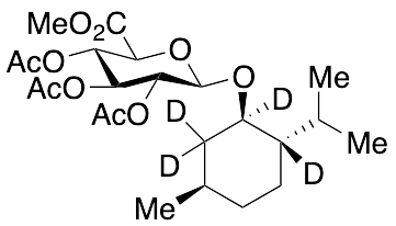 (1R,2S,5R)-(-)-Menthol-d4 2,3,4-Tri-O-acetyl-Beta-D-glucuronide Methyl Ester - image 1