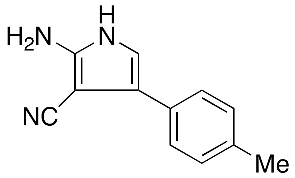 2-Amino-4-(4-methylphenyl)-1H-pyrrole-3-carbonitrile - image 1