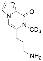 3-(3-Aminopropyl)-2-methylpyrrolo[1,2-a]pyrazin-1(2H)-one-d3 - image 1