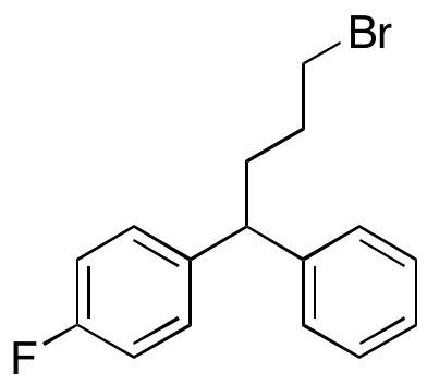 1-(4-Bromo-1-phenylbutyl)-4-fluorobenzene - image 1