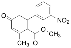 Methyl 2-Methyl-6-(3-nitrophenyl)-4-oxo-2-cyclohexene-1-carboxylate - image 1