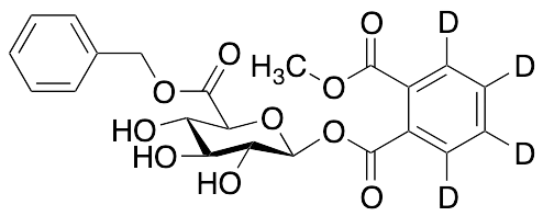 Monomethyl Phthalate-d4 O-Benzyl O-Beta-D-Glucuronide - image 1