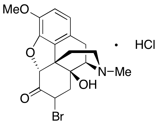7-Bromo-4,5-epoxy-14-hydroxy-3-methoxy-17-methylmorphinan-6-one Hydrochloride - image 1
