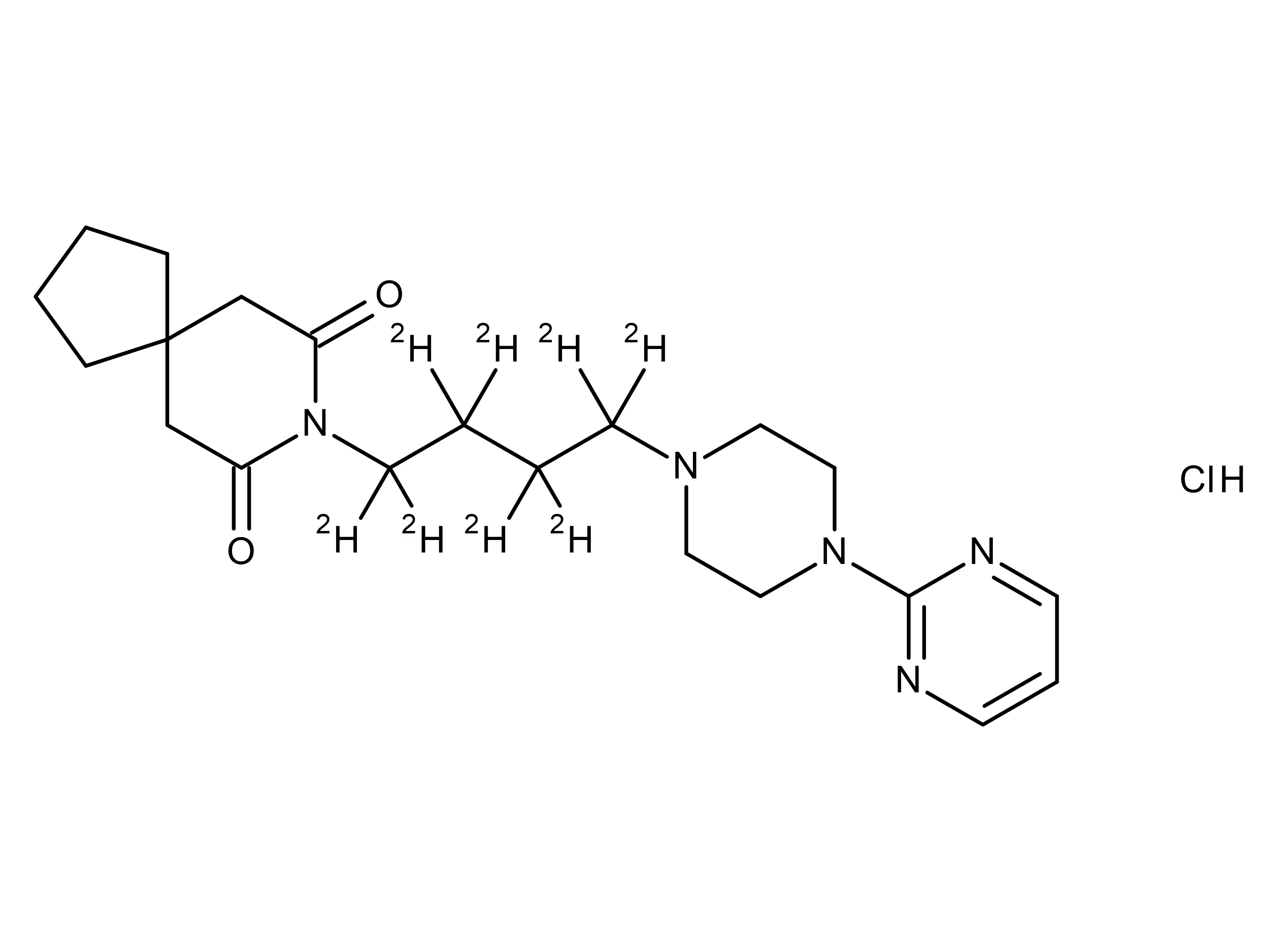 Buspirone-d8 HCl (n-butyl-d8) - image 1