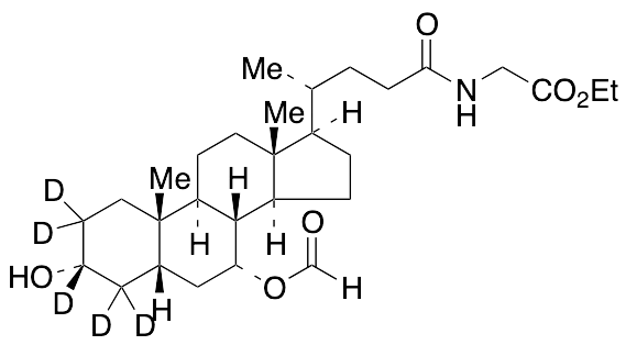7-Formyloxy Glycochenodeoxycholic Acid-d5 Ethyl Ester - image 1