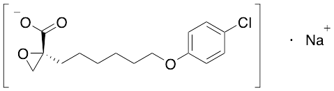 (2R)-2-[6-(4-Chlorophenoxy)hexyl]-oxiranecarboxylic Acid Sodium Salt - image 1