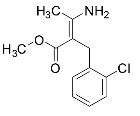 Methyl 3-amino-2-[(2-chlorophenyl)methyl]but-2-enoate - image 1