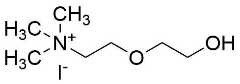 2-(Hydroxyethoxy)ethyl]trimethylammonium Iodide (1:1) - image 1