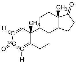 Androsta-1,4-dien-3,17-dione-2,3,4-13C3 - image 1