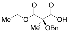 (2R)-2-Methyl-2-(phenylmethoxy)propanedioic Acid 1-Ethyl Ester - image 1