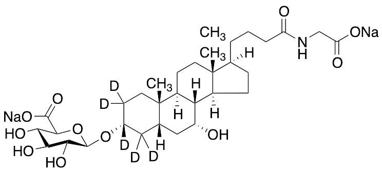 Glycochenodeoxycholic-d5 Acid-3-O-Beta-glucuronide Disodium Salt - image 1
