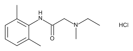 N-(2,6-Dimethylphenyl)-2-(ethylmethylamino)acetamide Hydrochloride - image 1