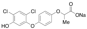 2-[4-(2',4'-Dichloro-5'-hydroxyphenoxy)phenoxy]propionic Acid Sodium Salt - image 1