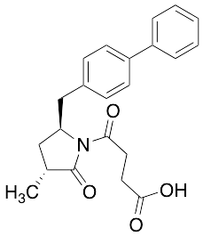 4-((3R,5S)-5-([1,1'-Biphenyl]-4-ylmethyl)-3-methyl-2-oxopyrrolidin-1-yl)-4-oxobutanoic Acid - image 1