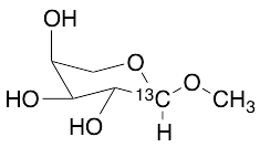Methyl a-L-Arabinopyranoside-13C - image 1