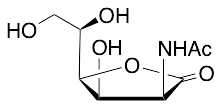 2-Acetamido-2-deoxy-D-mannono-1,4-lactone - image 1