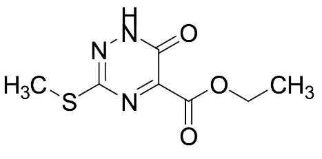 Ethyl 1,6-dihydro-3-(methylthio)-6-oxo-1,2,4-triazine-5-carboxylate - image 1