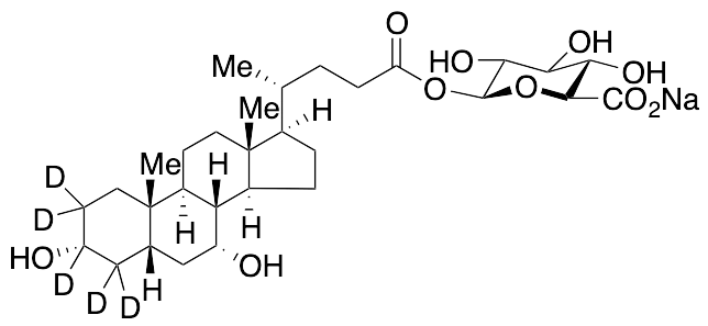 Chenodeoxycholic Acid-d5 24-Acyl-Beta-D-glucuronide Sodium Salt (contains d0 up to 2%) - image 1