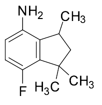 7-Fluoro-2,3-dihydro-1,1,3-trimethyl-1H-inden-4-amine - image 1