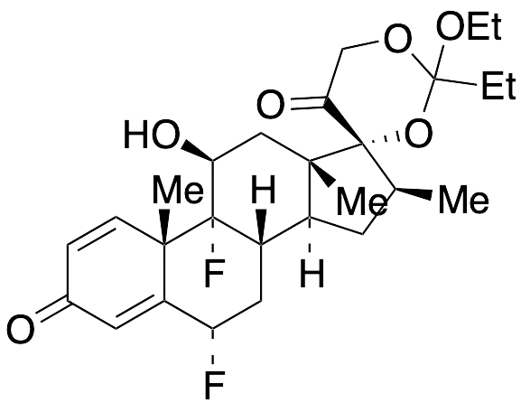 (6a,11b,16b)-17,21-[(1-Ethoxypropylidene)bis(oxy)]-6,9-difluoro-11-hydroxy-16-methylpregna-1,4-diene-3,20-dione - image 1