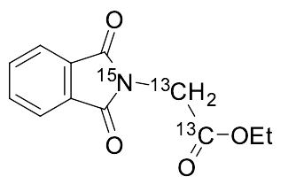 1,3-Dihydro-1,3-dioxo-2H-iIsoindole-2-15N-2-acetic-carboxy,alpha-13C2 Acid Ethyl Ester - image 1