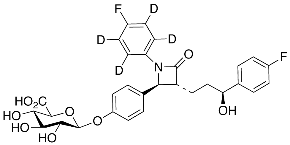 Ezetimibe-d4 Beta-D-Glucuronide, >85% - image 1