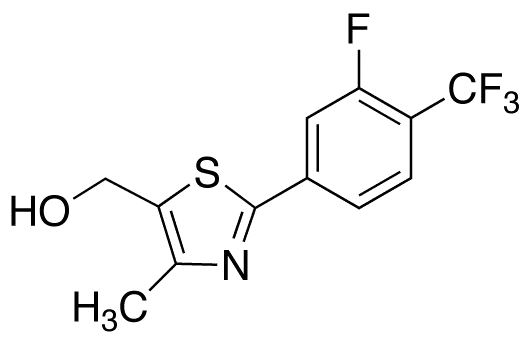 2-[3-Fluoro-4-(trifluoromethyl)phenyl]-4-methyl-5-hydroxymethyl Thiazole - image 1