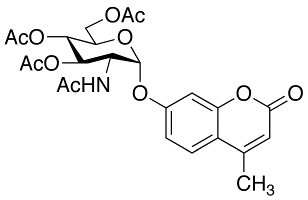 4-Methylumbelliferyl 2-Acetamido-2-deoxy-3,4,6-tri-O-acetyl-Alpha-D-Glucopyranoside - image 1