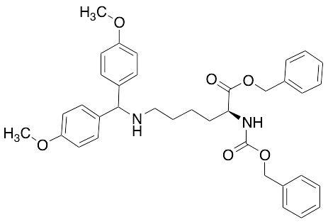 N6-[Bis(4-methoxyphenyl)methyl]-N2-[(phenylmethoxy)carbonyl]-L-lysine Phenylmethyl Ester - image 1