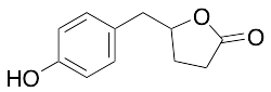 5-[(4-Hydroxyphenyl)methyl]oxolan-2-one - image 1