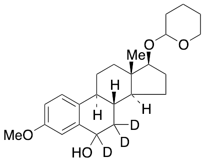 3-O-Methyl 6-Hydroxy-17Beta-estradiol-d3 17-O-Tetrahydropyran - image 1