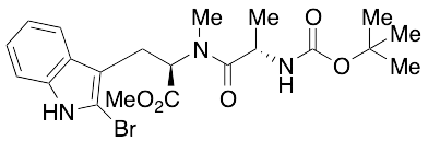 2-Bromo-N-[N-[(1,1-dimethylethoxy)carbonyl]-L-alanyl]-N-methyl-D-tryptophan Methyl Ester - image 1