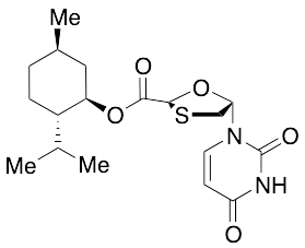 (2R,5S)-5-(3,4-Dihydro-2,4-dioxo-1(2H)-pyrimidinyl)-1,3-oxathiolane-2-carboxylic Acid (1R,2S,5R)-5-Methyl-2-(1-methylethyl)cyclohexyl Ester - image 1