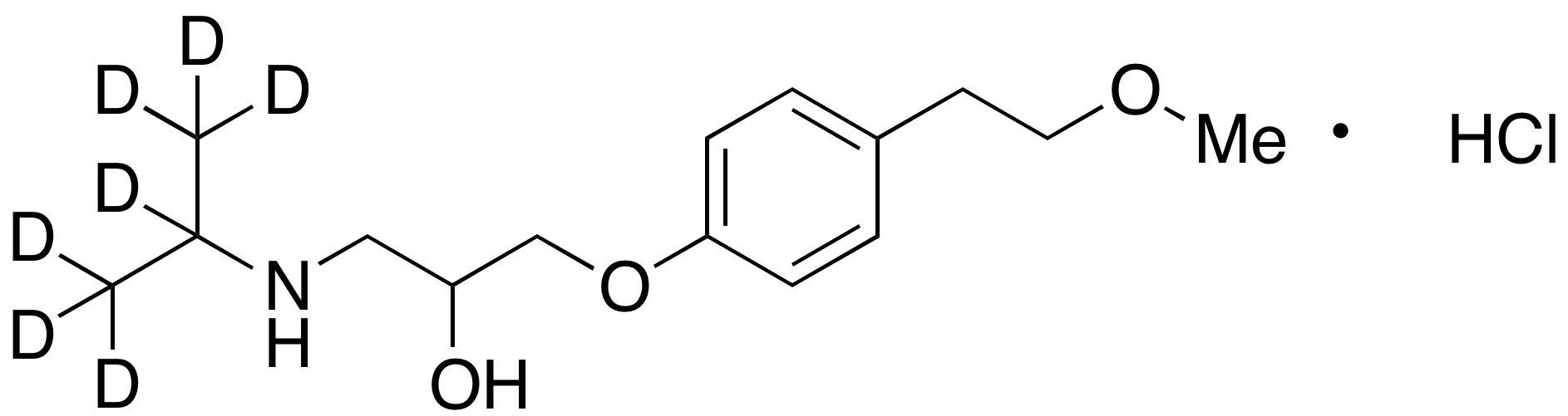 Metoprolol-D7 Hydrochloride - image 1