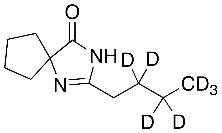 2-n-Butyl-d7-1,3-diazaspiro[4.4]non-1-en-4-one - image 1