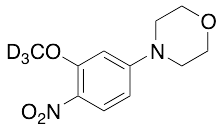 4-(3-Methoxy-4-nitrophenyl)morpholine-d3 - image 1