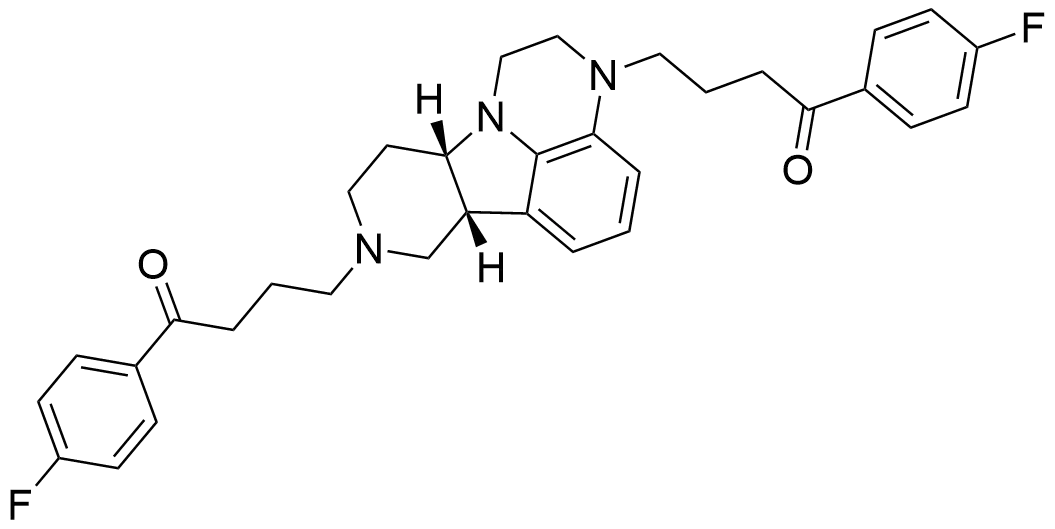 N-Desmethyl-N-(1-(4-fluorophenyl)butan-1-one) Lumateperone - image 1