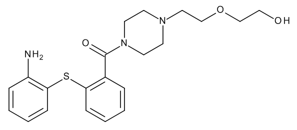 2-(2-(4-(Dibenzo[b,f][1,4]thiazepin-11-yl)piperazin-1-yl)ethoxy)ethanol - image 1