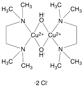 Di-Mu-hydroxo-bis[(N,N,N',N'-tetramethylethylenediamine)copper(Ii)] Chloride - image 1