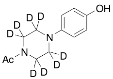 1-Acetyl-4-(4-hydroxyphenyl)piperazine-d8 - image 1