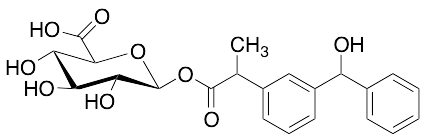 Dihydro Ketoprofen Beta-D-Glucuronide (Mixture of Diastereomers) - image 1