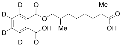 Mono-(7-carboxy-2,7-dimethylheptyl) Phthalate-d4 - image 1