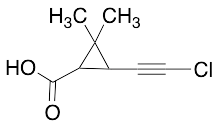 3-(2-Chloroethynyl)-2,2-dimethylcyclopropanecarboxylic Acid - image 1